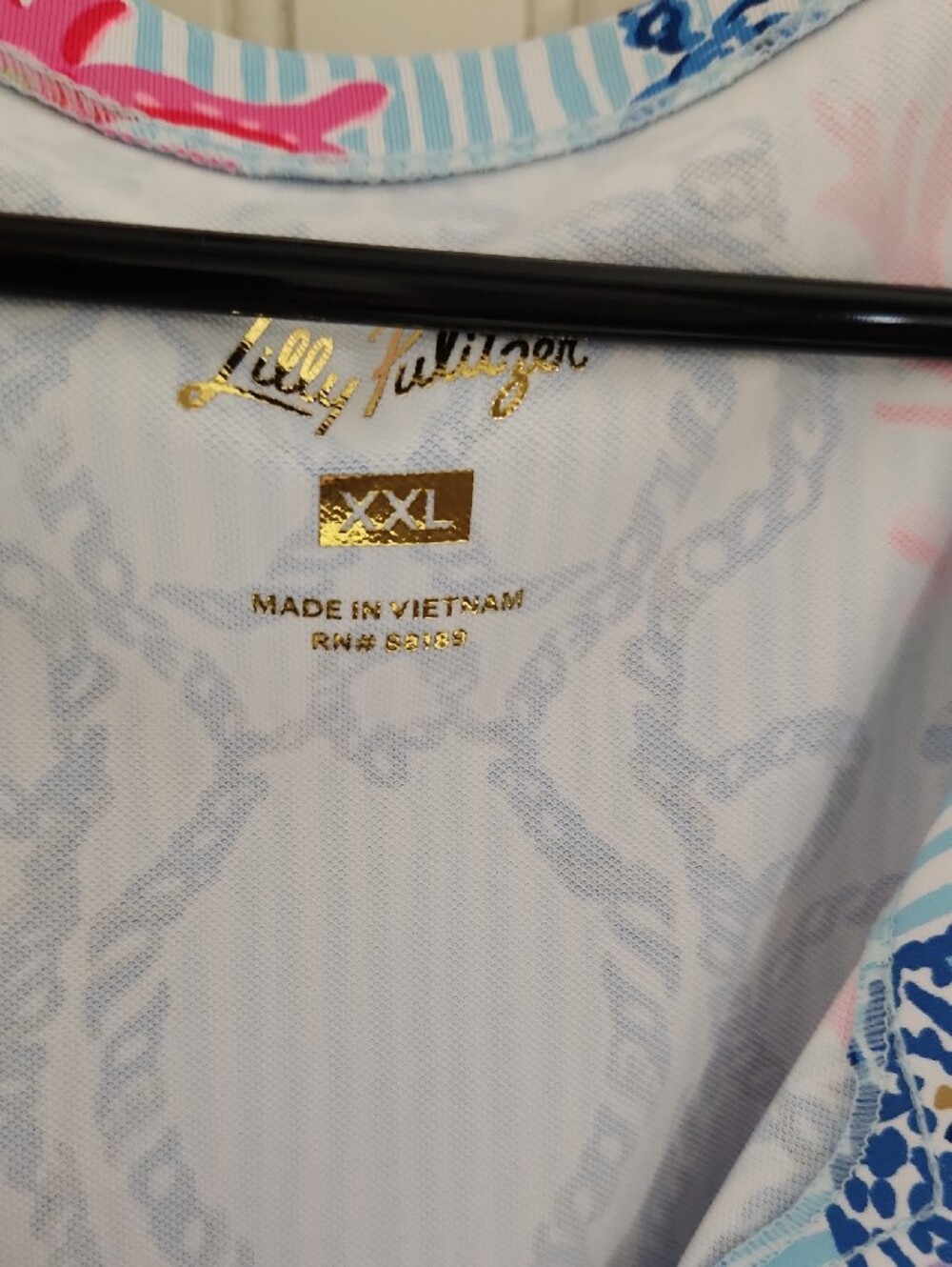 Lilly Pulitzer Blue, Pink & Navy Floral Print Dress - Picture 2 of 4